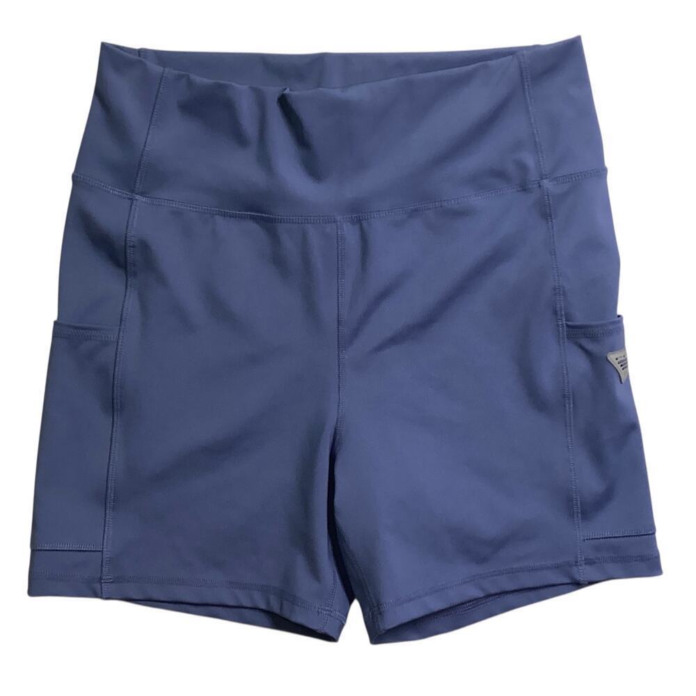 Columbia PFG Tidal Light Active shorts stretchy fit periwinkle blue women’s XL